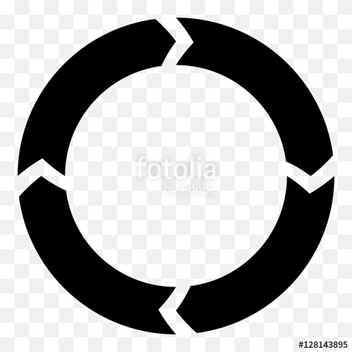 Segmented Circle Arrow Circular Arrow Icon Process, Progres, R 500x500 Segmented Circle Arrow Circular Arrow Icon Process, Progres, R