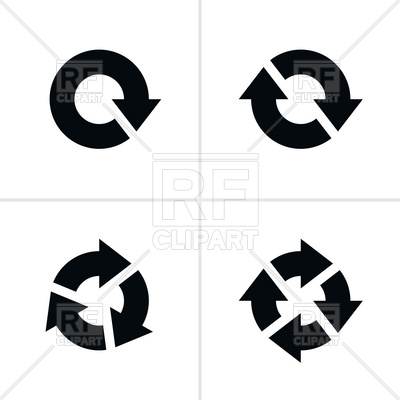 Simple Black Circular Arrows Vector Image Of Signs, Symbols, Maps 400x400 Simple Black Circular Arrows Vector Image Of Signs, Symbols, Maps