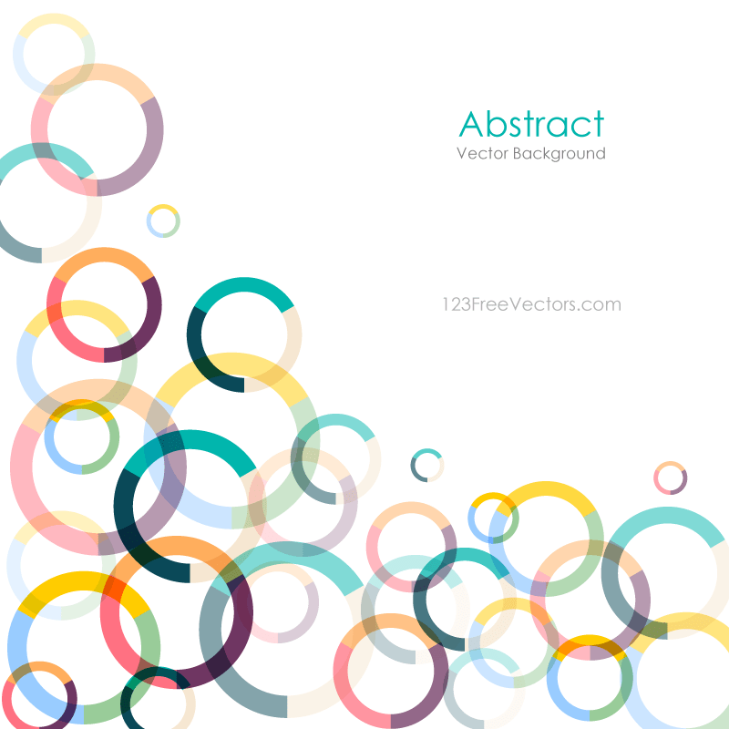 Colorful Circle Vector Background 800x800 Colorful Circle Vector Background