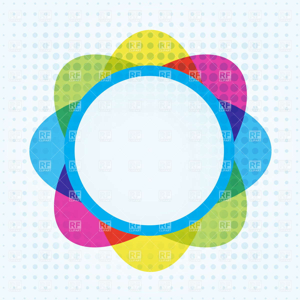 Abstract Wavy Circle On Dotted Background Vector Image Of Icons 1200x1200 Abstract Wavy Circle On Dotted Background Vector Image Of Icons