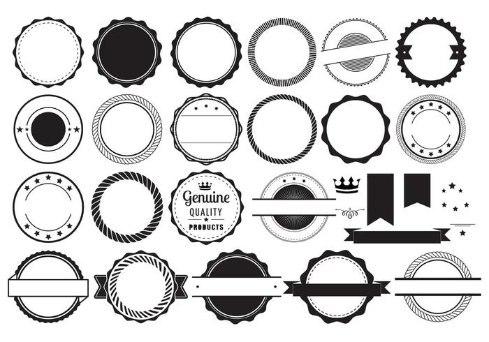 Vector Badge Elements 700x490 Vector Badge Elements
