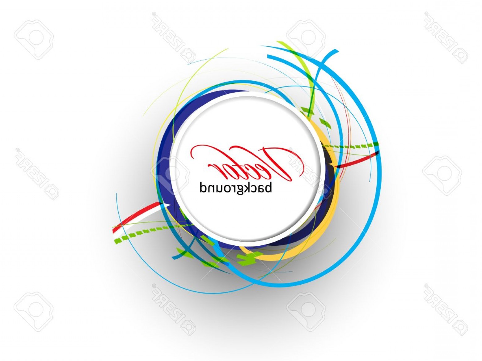 1560x1168 Photoabstract Colorful Circle Banner For Your Text Vector Design