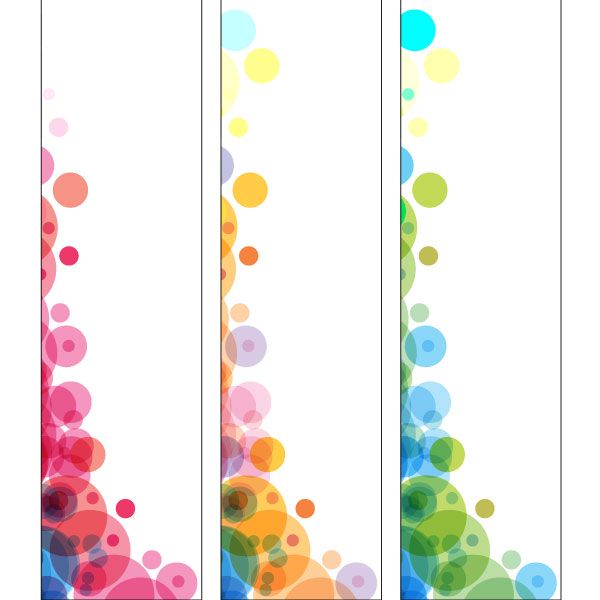 600x600 Abstract Colorful Circle Banner Designs Vector Free Free Vectors