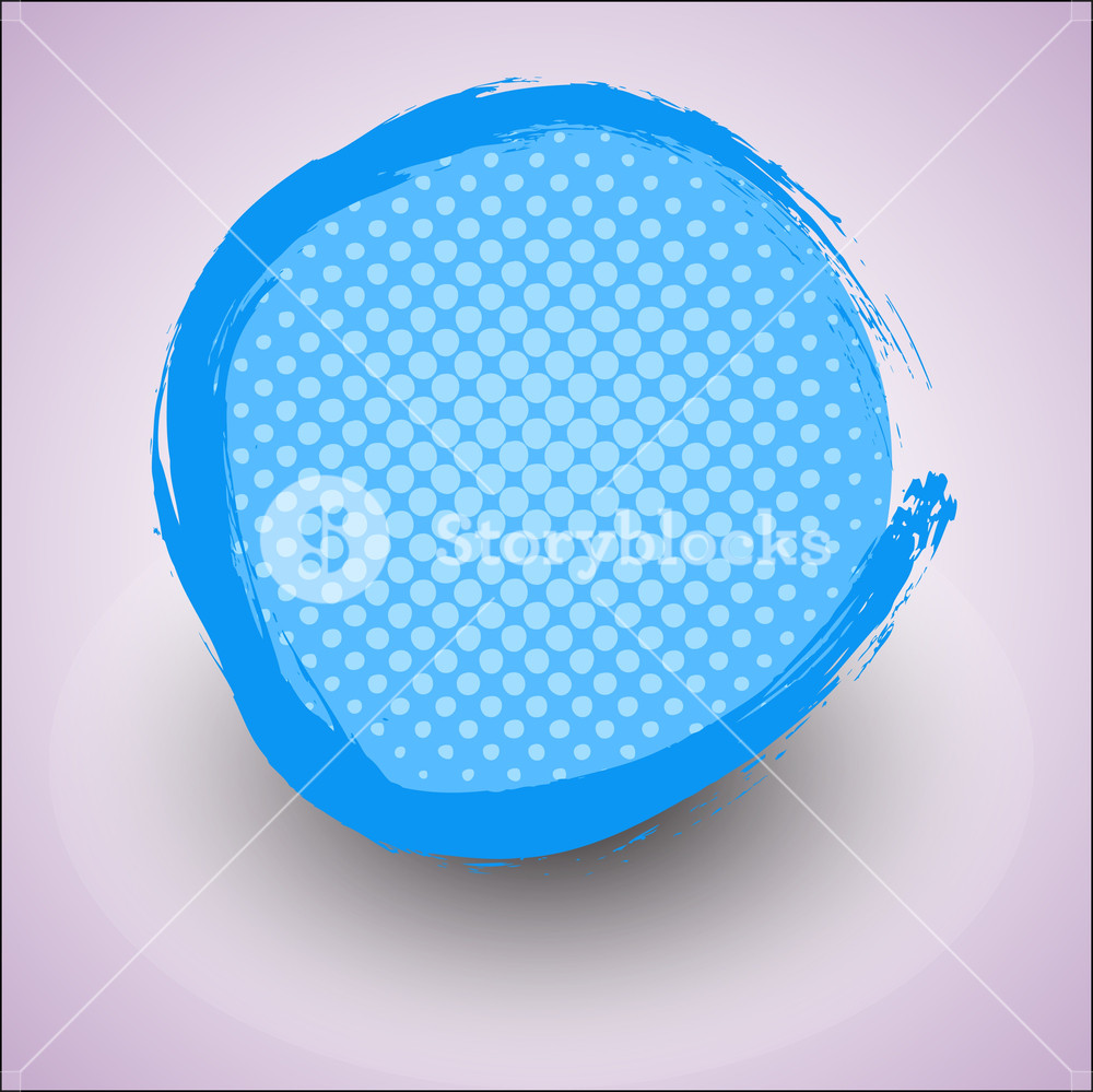 1000x999 Vintage Halftone Grunge Circle Banner Vector Royalty Free Stock