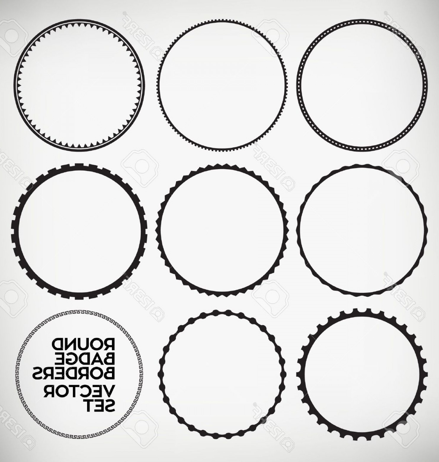 Round Border Vector Handandbeak 1482x1560 Round Border Vector Handandbeak