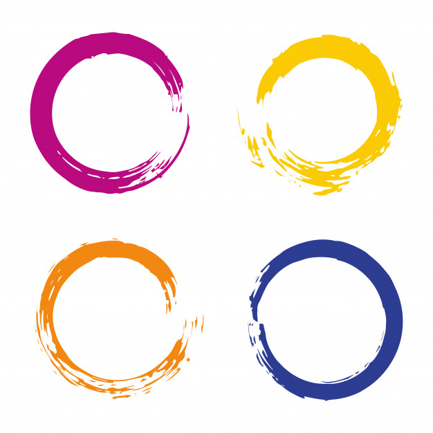 Circle Brush Stroke Vector at Vectorified.com | Collection of Circle ...