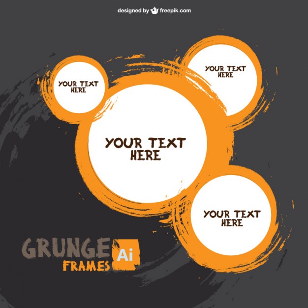 Brush Stroke Round Frames Vector Free Download 626x626 Brush Stroke Round Frames Vector Free Download