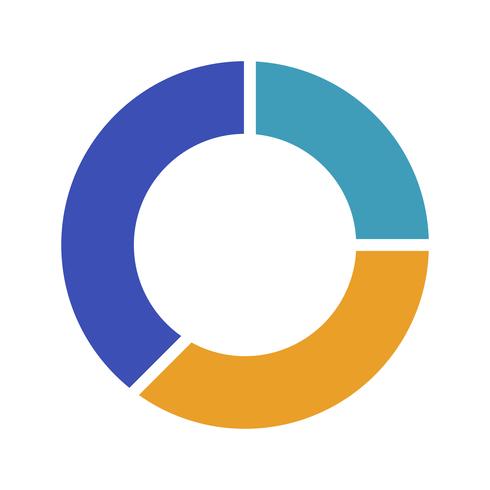 Pie Chart Vector Icon 490x490 Pie Chart Vector Icon