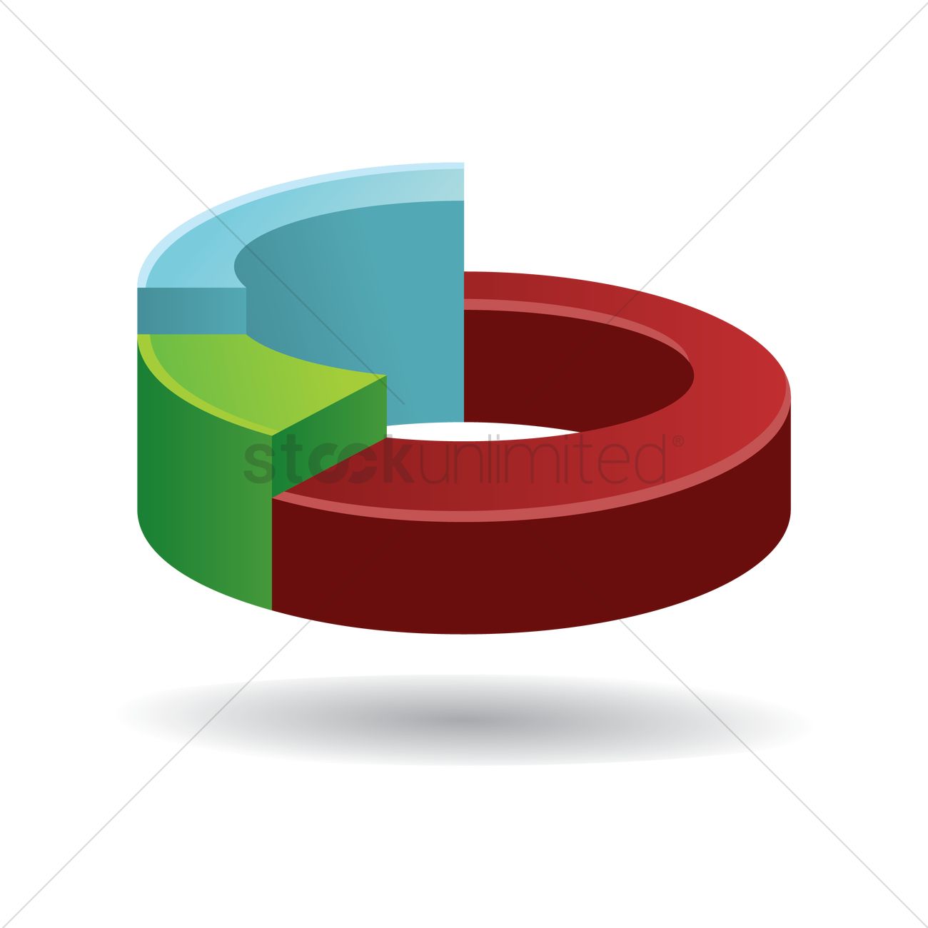 Free Pie Chart Vector Image 1300x1300 Free Pie Chart Vector Image