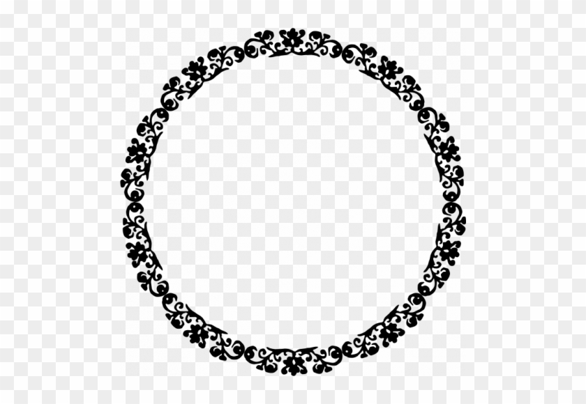 840x580 Decorative Round Border Frame Vector Clip Art