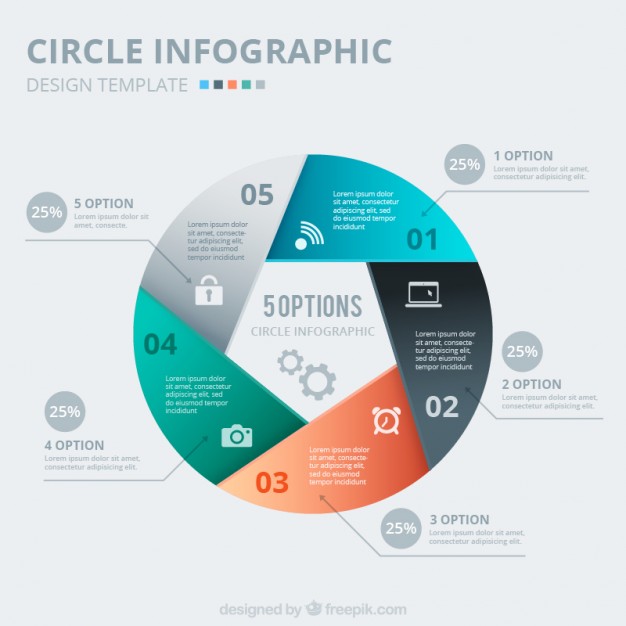 Circle Infographic Vector
