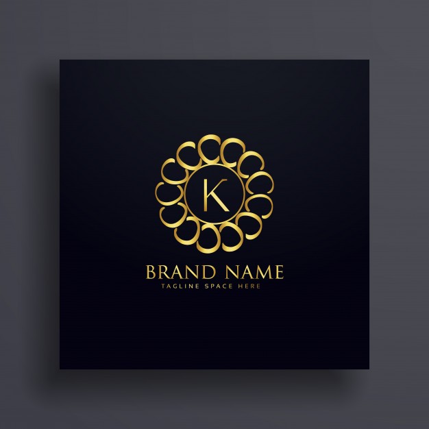 Letter K Premium Golden Logo Design Concept Vector Premium Download 626x626 Letter K Premium Golden Logo Design Concept Vector Premium Download