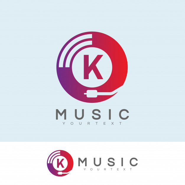 Music Initial Letter K Logo Design Vector Premium Download 626x626 Music Initial Letter K Logo Design Vector Premium Download