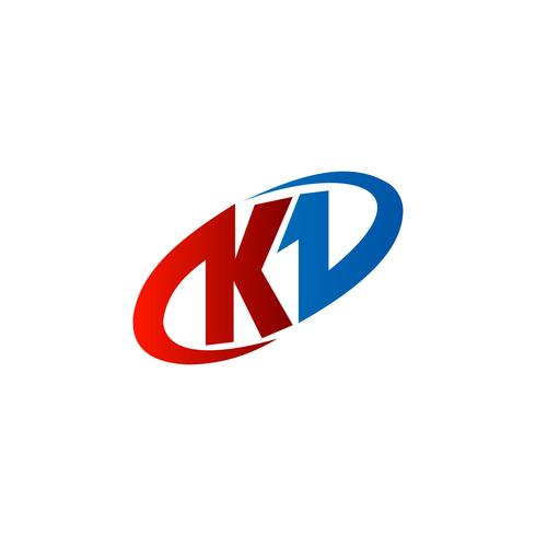 Letter K Logo Red Blue Color, Circle Logo Design Concept Templa 490x490 Letter K Logo Red Blue Color, Circle Logo Design Concept Templa