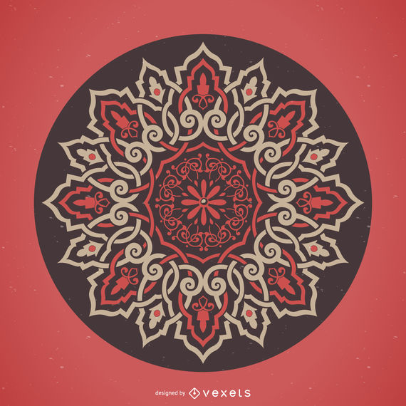 570x570 Detailed Decorative Circle Ornament