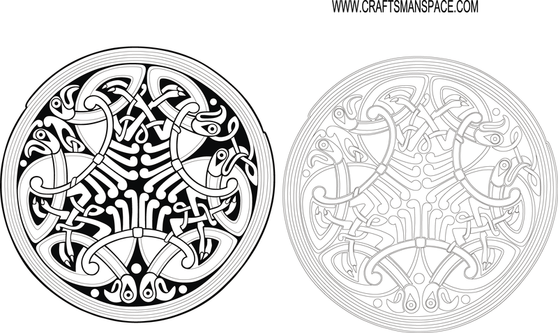 800x477 Circle Celtic Ornament Vector