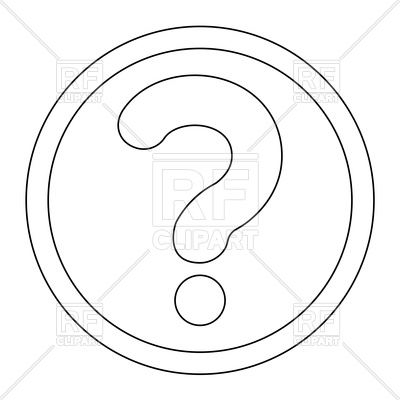 400x400 Question Mark In A Circle Outline Icon Vector Image Of Signs