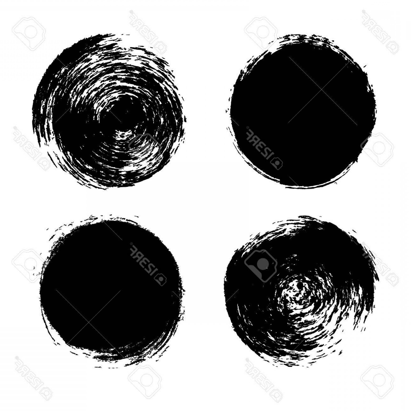 Photostock Vector Hand Drawn Abstract Black Paint Brush Circle 1560x1560 Photostock Vector Hand Drawn Abstract Black Paint Brush Circle