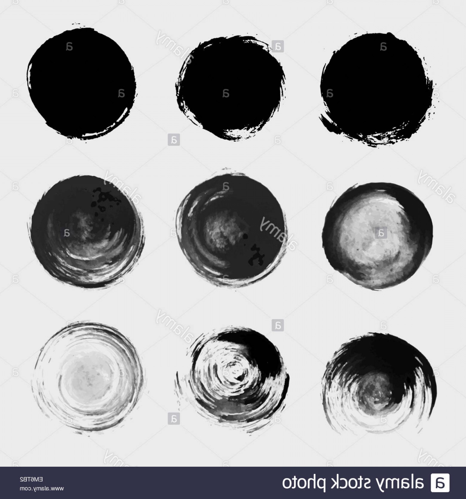 Stock Photo Grunge Paint Circle Vector Element Set Brush Smear 1560x1668 Stock Photo Grunge Paint Circle Vector Element Set Brush Smear