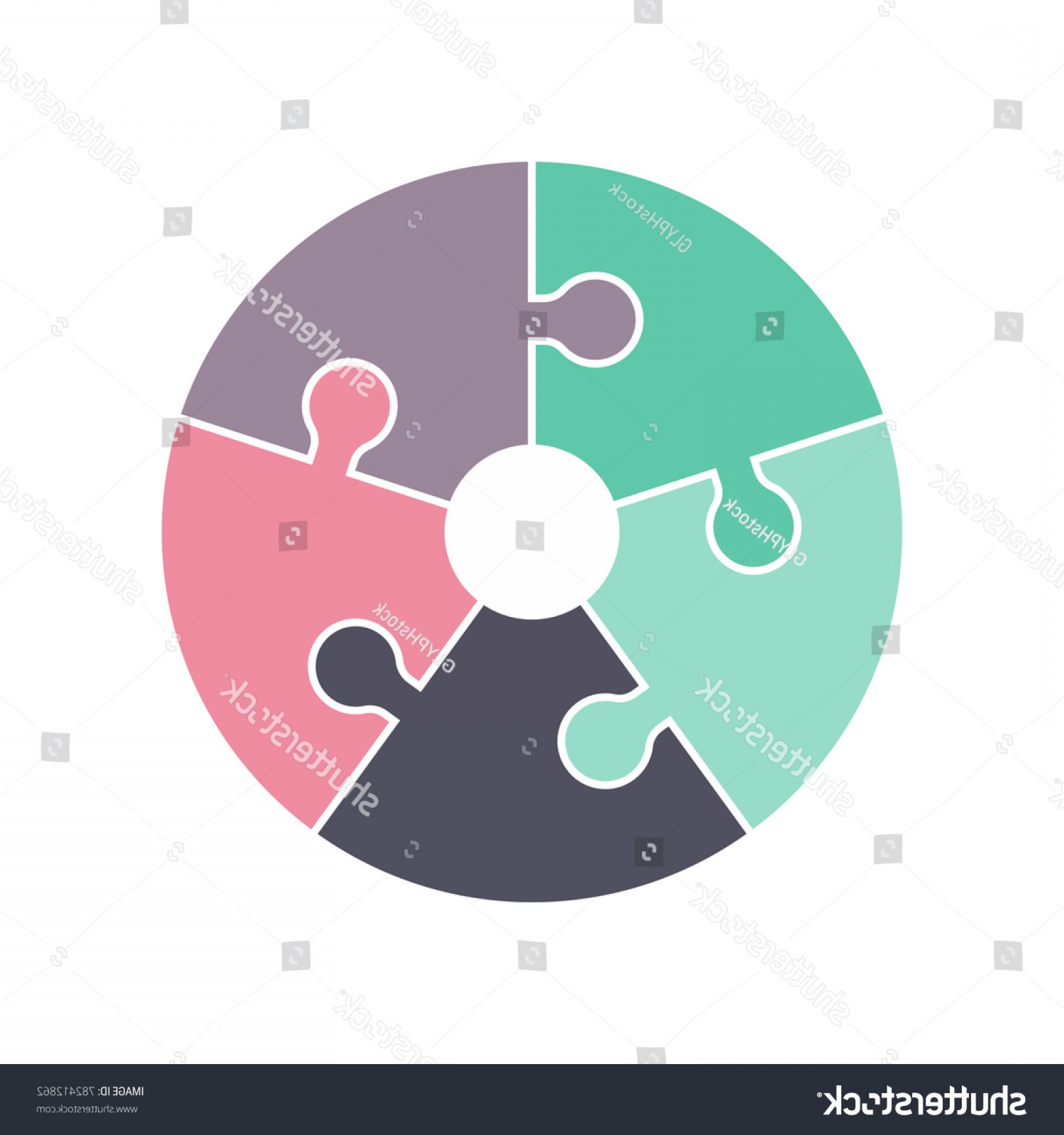 1800x1920 Circle Puzzle Made Out Five Jigsaw Geekchicpro