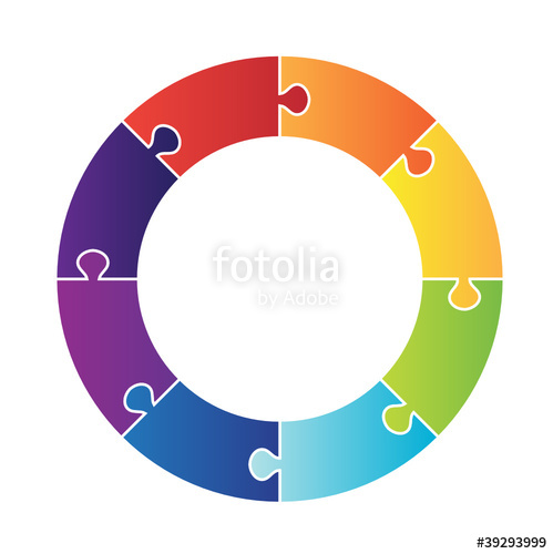 499x500 Circle Puzzle Stock Image And Royalty Free Vector