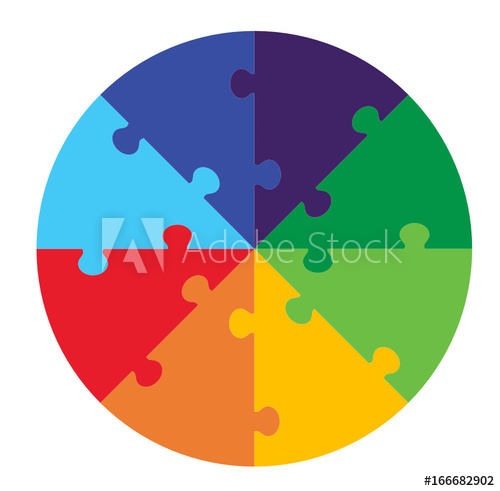500x491 Eight Part Circle Puzzle
