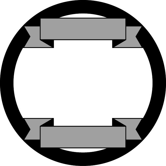 640x640 Banner Ribbon Vector