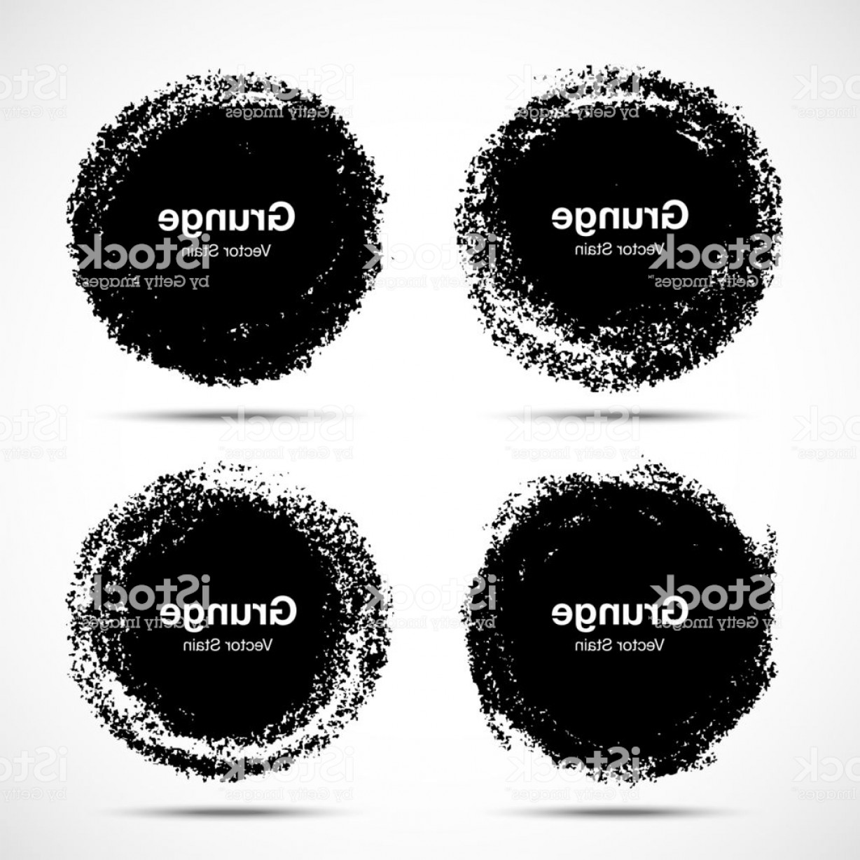 1228x1228 Hand Drawn Circle Brush Sketch Set Vector Circular Grunge Doodle