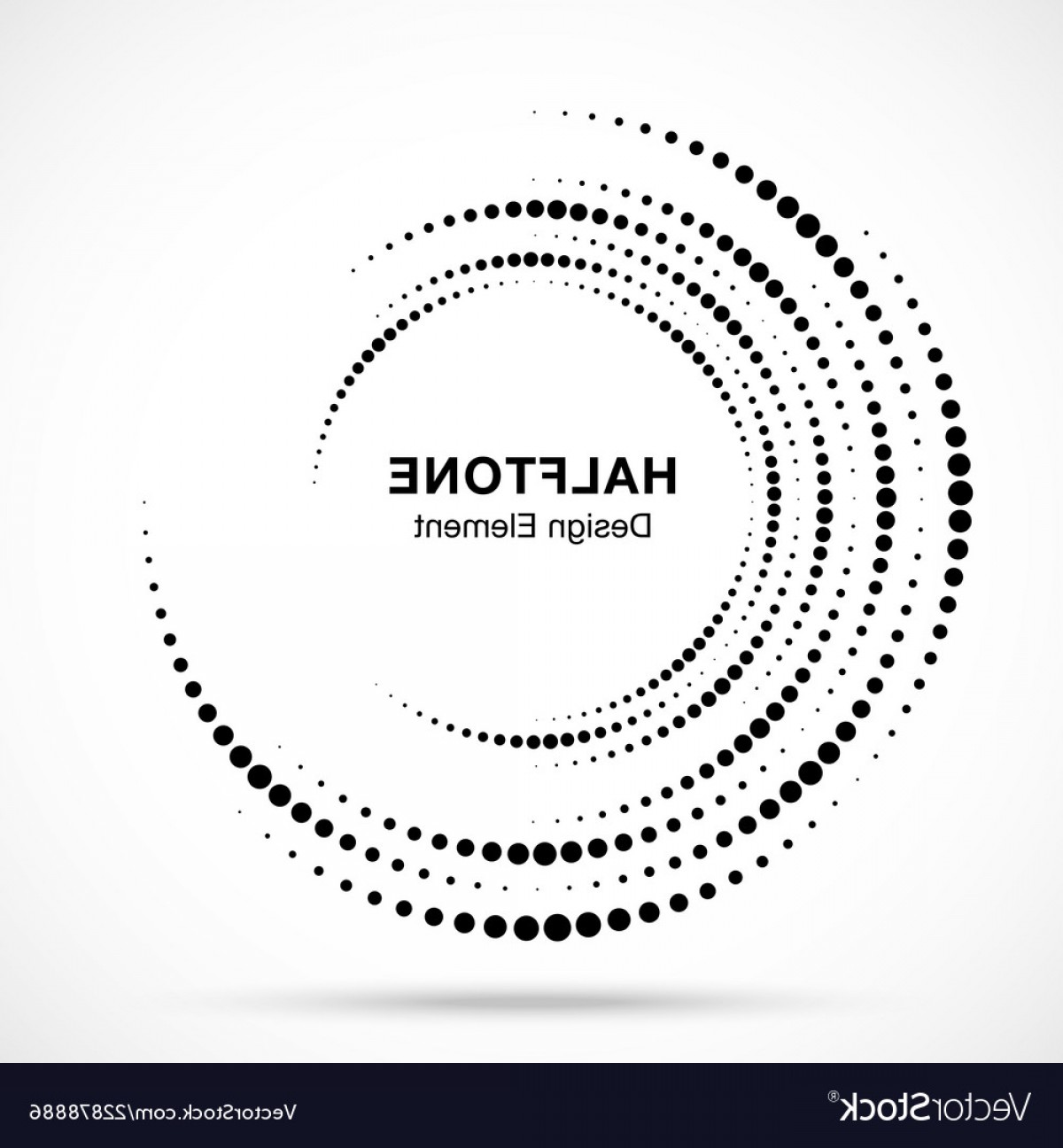 1200x1296 Halftone Circular Vortex Dotted Frame Circle Swirl Vector Soidergi