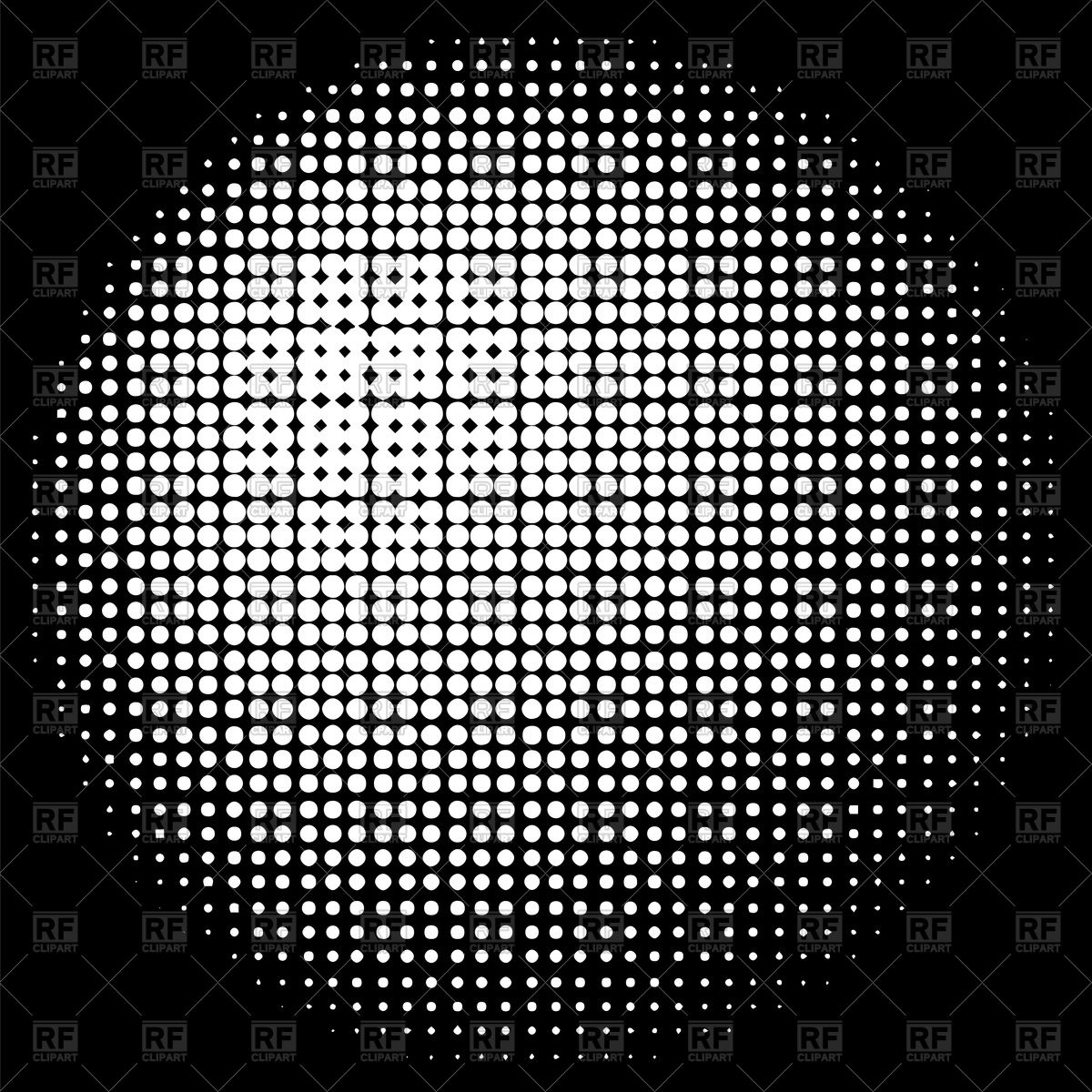 Halftone Circle Texture Vector Image Of Design Elements 1200x1200 Halftone Circle Texture Vector Image Of Design Elements
