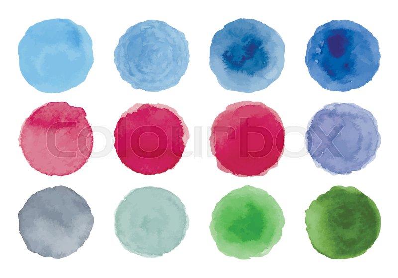 Watercolor Circle Texture Vector Stock Vector Colourbox 800x560 Watercolor Circle Texture Vector Stock Vector Colourbox