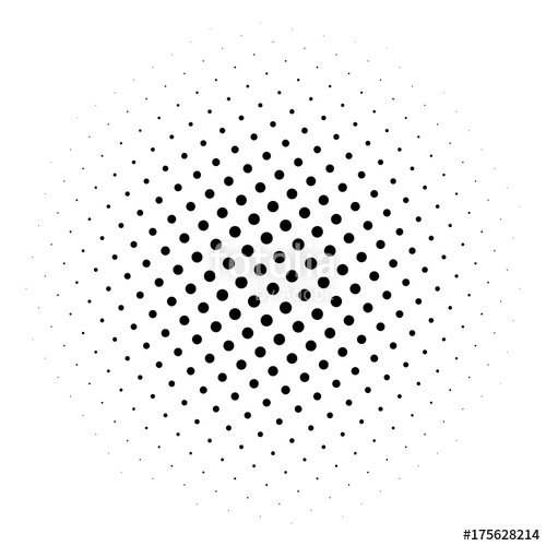 Circle Gradient Halftone Dots Background Pop Art Template 500x500 Circle Gradient Halftone Dots Background Pop Art Template