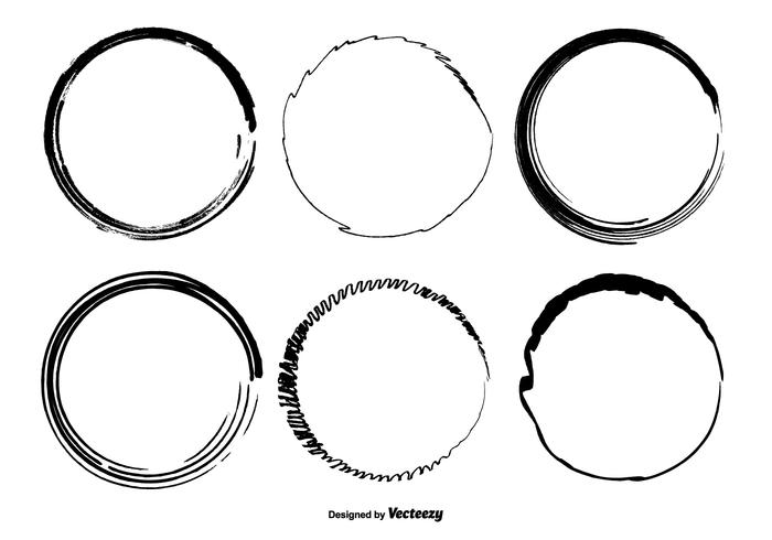 700x490 Hand Drawn Circle Vector Shapes