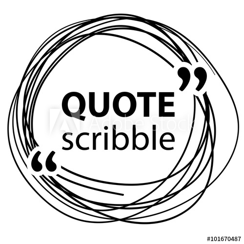 500x500 Scribble Circle Vector Quote