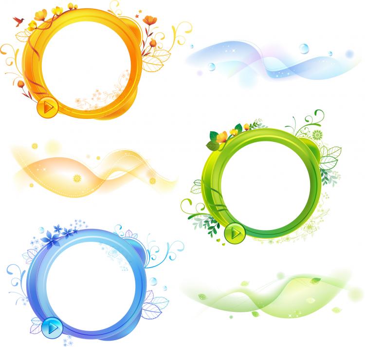 750x712 Free Circle Vectors