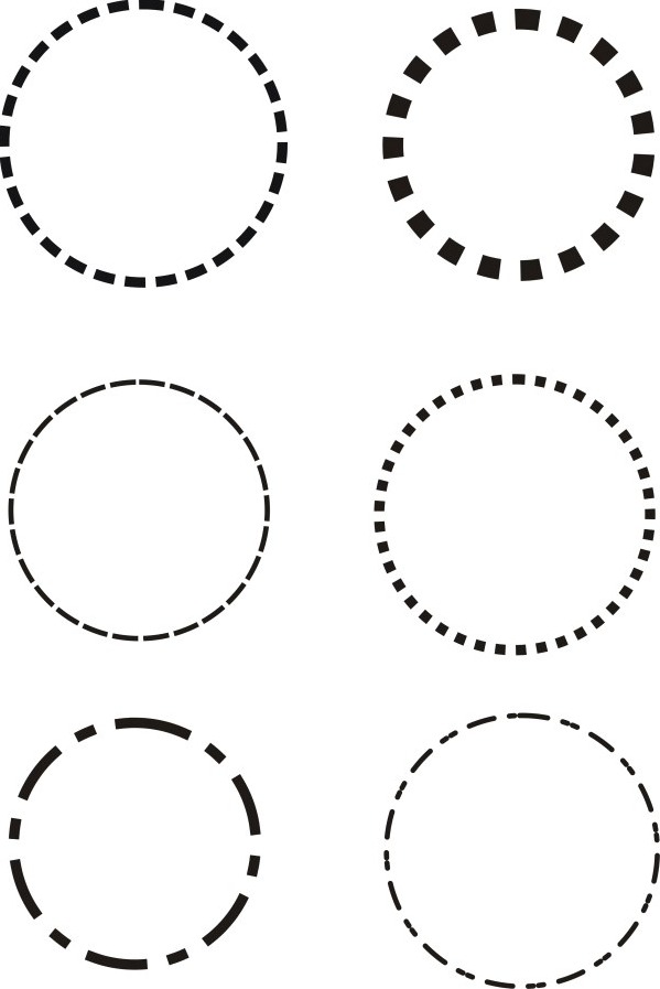 599x897 Dotted Line Circle Vector Free Vectors Ui Download