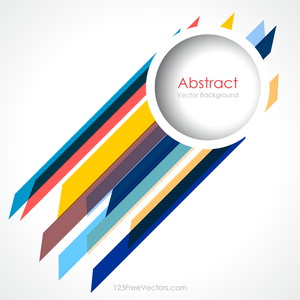 300x300 Vector Background With Colored Stripes