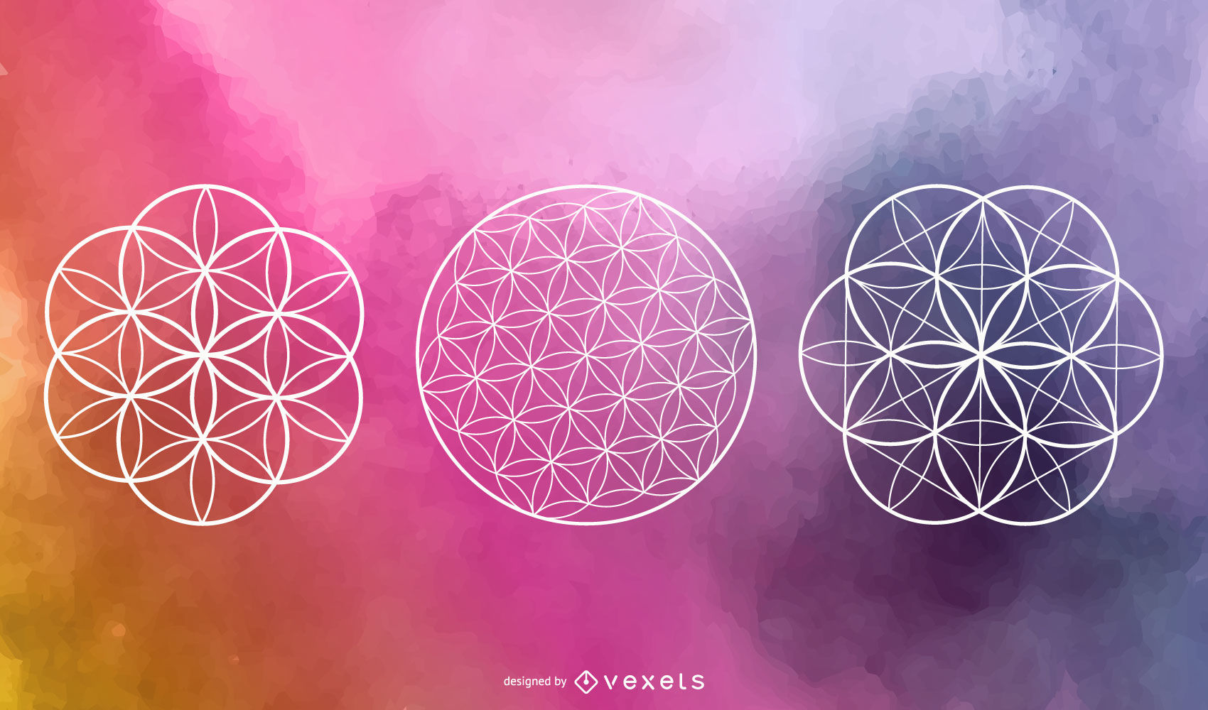 1700x1000 Sacred Geometry Circle Vector Set