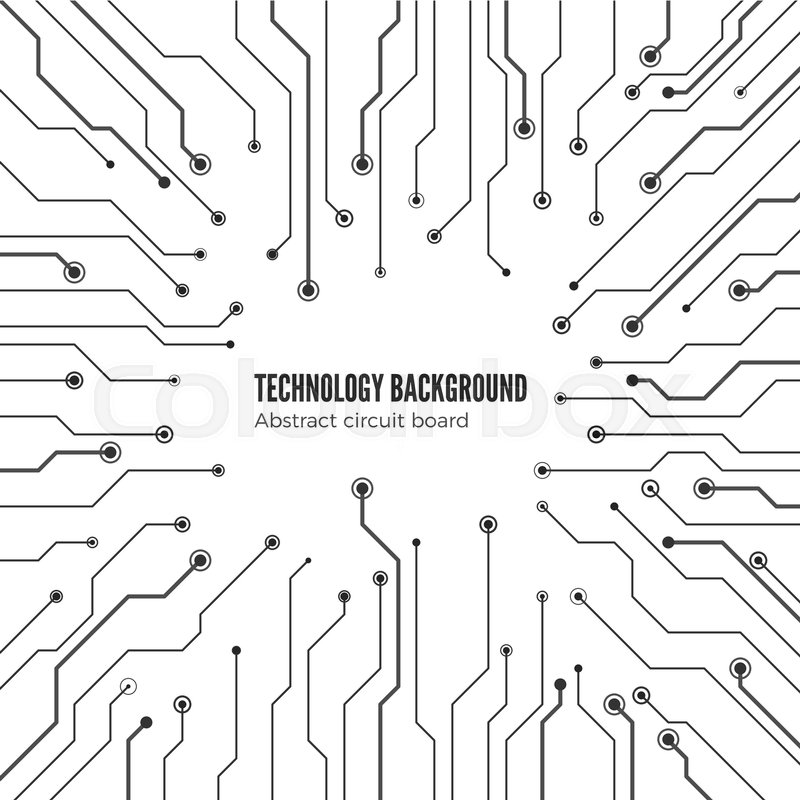800x800 Concept Of Circuit Board Background Stock Vector Colourbox