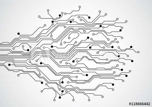 500x354 Abstract Futuristic Technology Circuit Board Concept Background