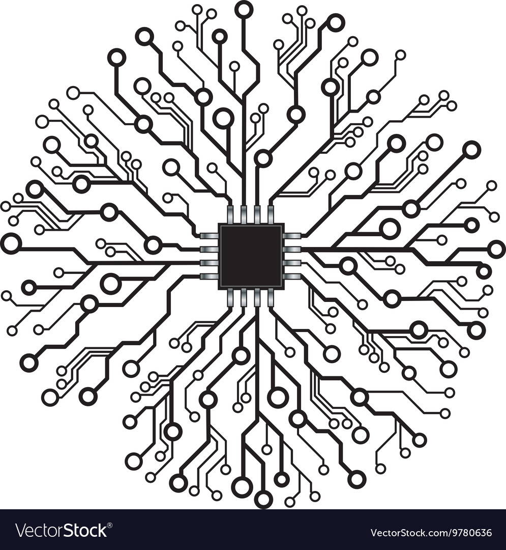 995x1080 Circuit Board Vector Png Images