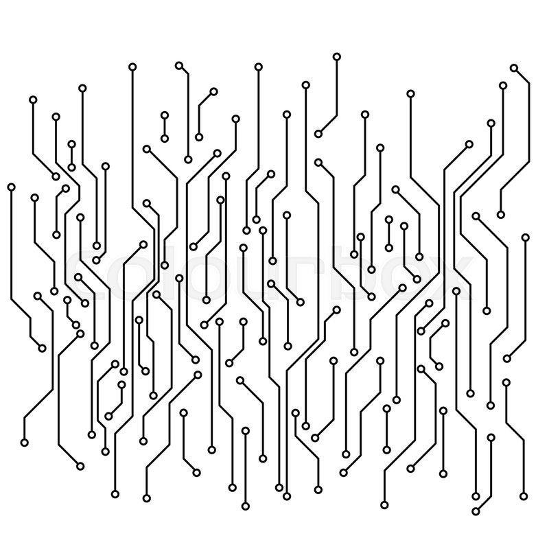 800x800 Circuit Board Pattern Abstract Stock Vector Colourbox