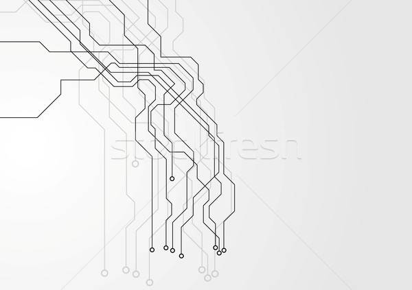 600x423 Grey Hi Tech Circuit Board Background Vector Illustration Evgeny