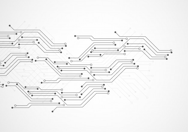 626x442 Abstract Background With Technology Circuit Board Texture Vector