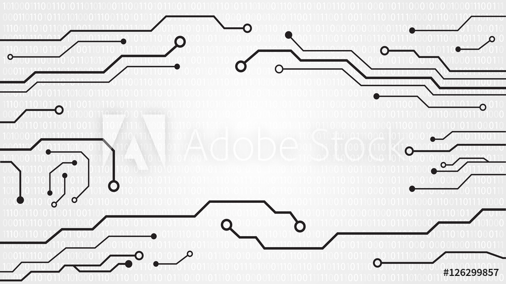 1000x563 Photo Art Print Abstract Circuit Board Background Vector