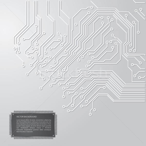 600x600 Circuit Board Background Vector Illustration Scetta