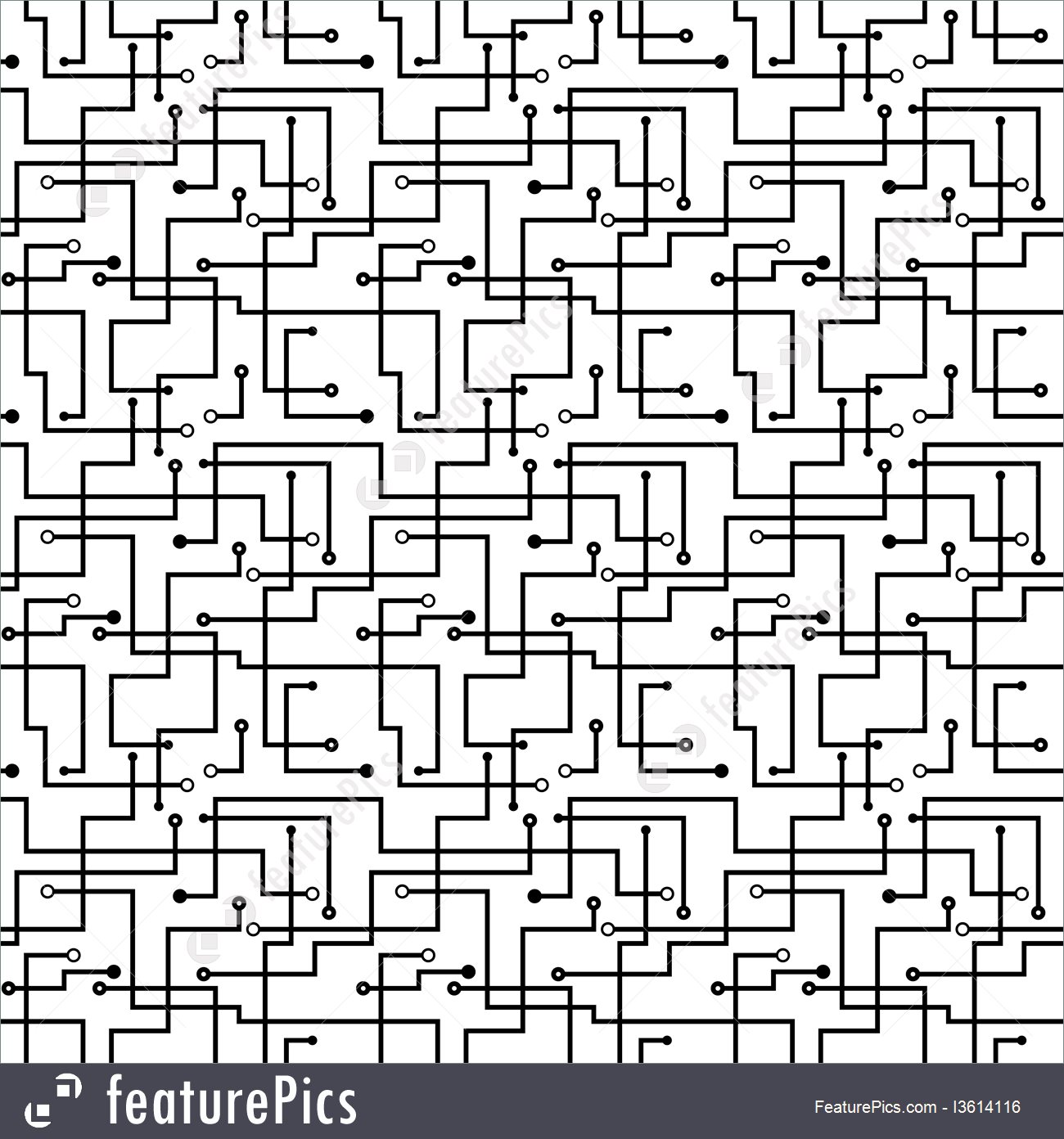 1300x1392 Vector Seamless Abstract Pattern