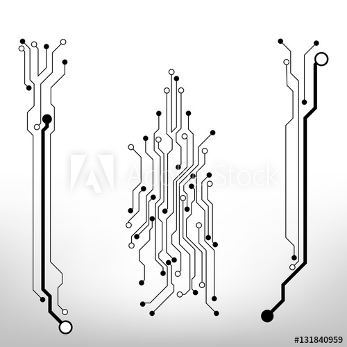 Circuit Board Pattern Vector at Vectorified.com | Collection of Circuit ...