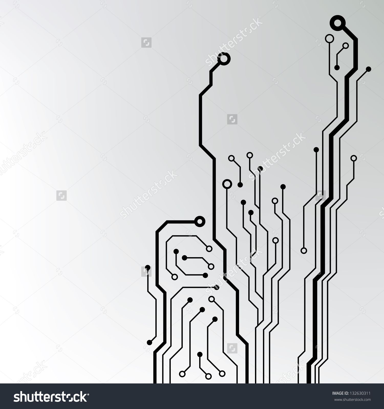 1500x1600 Circuit Board Pattern Abstract Technology Circuit Board Vector