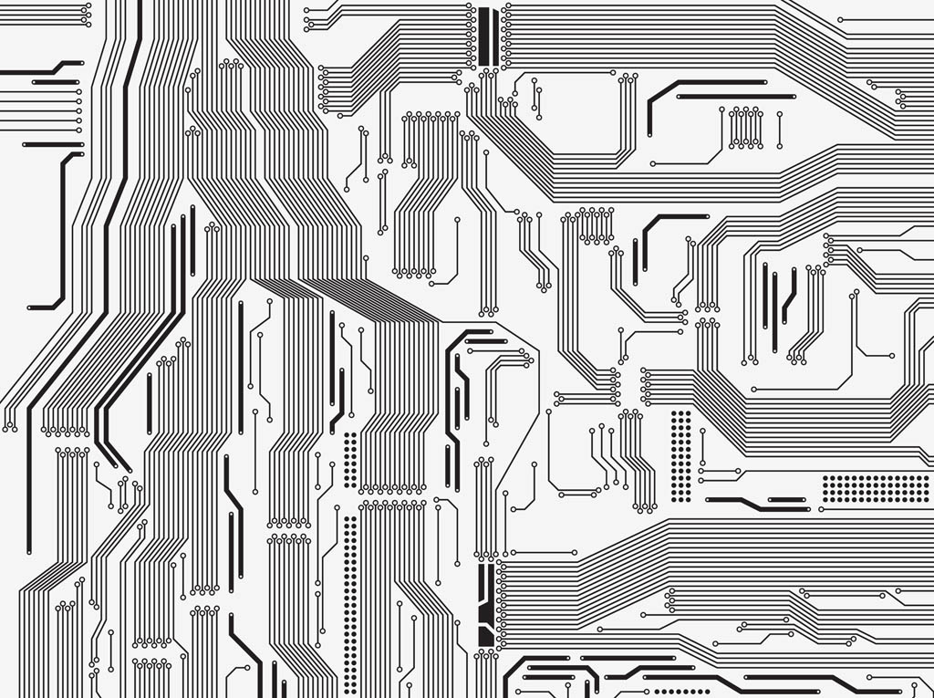 Circuit Board Vector Vector Art Graphics 1024x765 Circuit Board Vector Vector Art Graphics
